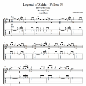 Zelda- Follow Fi Guitar Tab