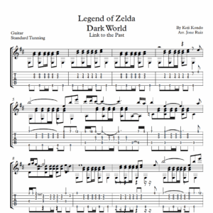 Zelda Dark World Guitar Tab Master the Shadows with These Chords