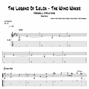 Zelda - Farewell Hyrule King Guitar Tab