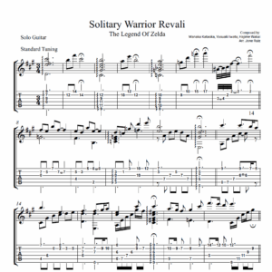 Zelda   Solitary Warrior Revali Guitar Tab
